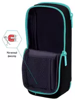   Школьный пенал Berlingo Just move  2 отд  205 х 80 х 55 мм  полиэстер  магнитн. фиксатор (Арт. - PM09054)