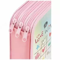  Школьный пенал для девочек ArtSpace Love wins  3 отд  190 х 110 мм  ламинир. картон (Арт. - ПК3_42381) Только в розницу