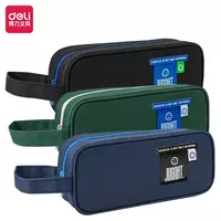 Школьный пенал Deli Jugoht  1 отд  215 х 85 х 45 мм  полиэстер  ручка (Арт. - 66820) Цв. ассорти