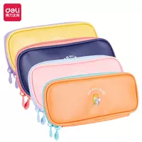 Школьный пенал Deli Memories  1 отд  220 х 85 х 45 мм  пластик (Арт. - 67126) Цв. ассорти