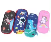 Школьный пенал Deli  2 отд  210 х 100 х 50 мм  ЕVA  заст. молния (Арт. - 114-BC) Цв. ассорти