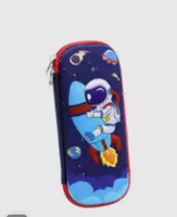 Школьный пенал Deli  2 отд  210 х 100 х 50 мм  ЕVA  заст. молния (Арт. - 115-BC-E21) Цв. ассорти