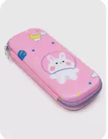 Школьный пенал для девочек Deli  2 отд  210 х 100 х 50 мм  ЕVA  заст. молния (Арт. - 115-BC-E32) Цв. ассорти