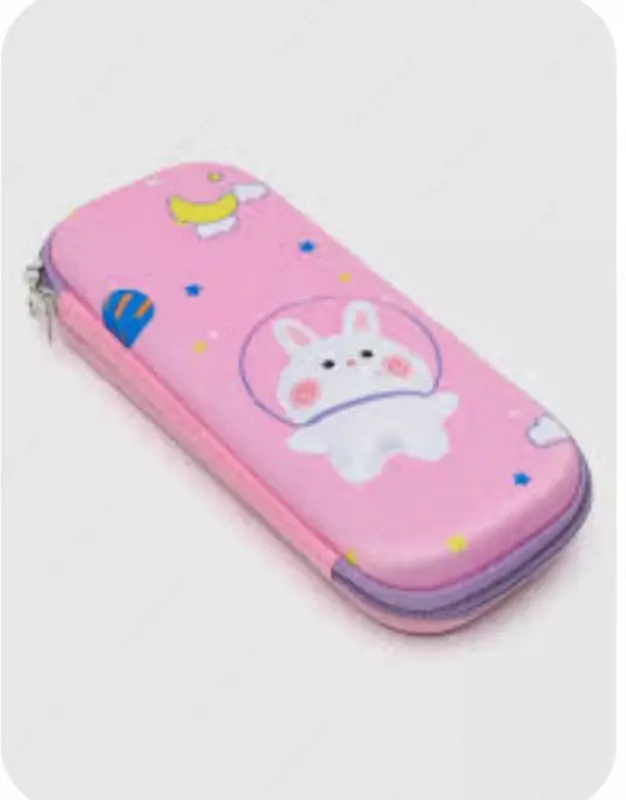 Школьный пенал для девочек Deli  2 отд  210 х 100 х 50 мм  ЕVA  заст. молния (Арт. - 115-BC-E32) Цв. ассорти