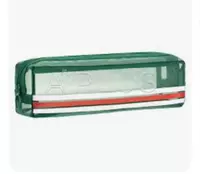   Школьный пенал Deli 1 отд  220 х 50 х 45 мм  сетч. текстиль (Арт. - 129-BC) Цв. ассорти