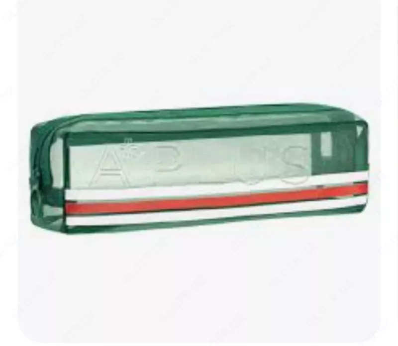   Школьный пенал Deli 1 отд  220 х 50 х 45 мм  сетч. текстиль (Арт. - 129-BC) Цв. ассорти