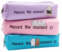 Школьный пенал Deli Record The Moment  1 отд  210 х 60 х 60 мм  текстиль (Арт. - 905-EH) Цв. ассорти