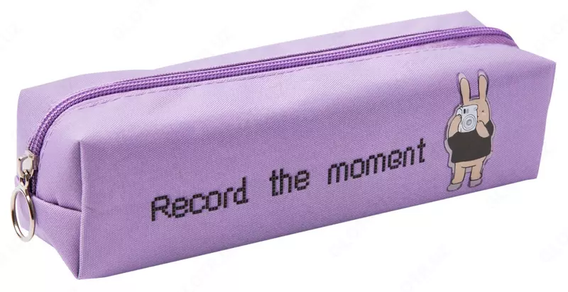  Школьный пенал Deli Record The Moment  1 отд  210 х 60 х 60 мм  текстиль (Арт. - 905-EH) Цв. ассорти - 