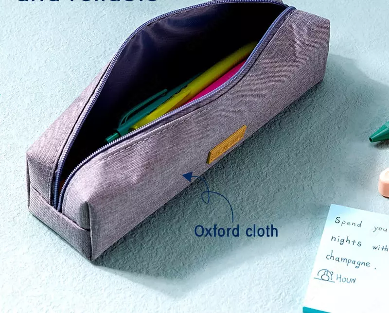  Школьный пенал Deli ВеNеTil  1 отд  215 х 55 х 60 мм  текстиль (Арт. - 926-EH) Ассортимент - 