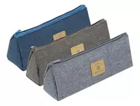 Школьный пенал Deli ВеNеTil  1 отд  210 х 60 х 80 мм  текстиль (Арт. - 927-EH) Ассортимент