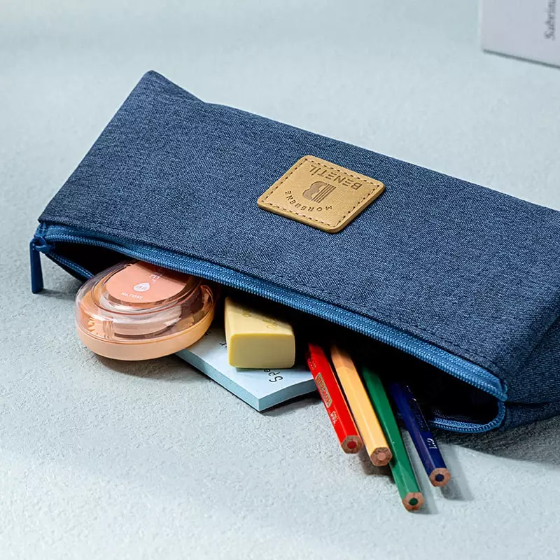  Школьный пенал Deli ВеNеTil  1 отд  210 х 60 х 80 мм  текстиль (Арт. - 927-EH) Ассортимент - 