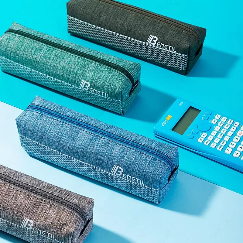  Школьный пенал Deli ВеNеTil  1 отд  220 х 65 х 70 мм  текстиль (Арт. - 930-EH) Ассортимент Только в розницу