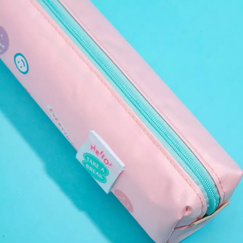   Универсальный пенал Deli Hello  1 отд  220 х 50 х 50 мм  текстиль (Арт. - 938-EH) Цв. ассорти