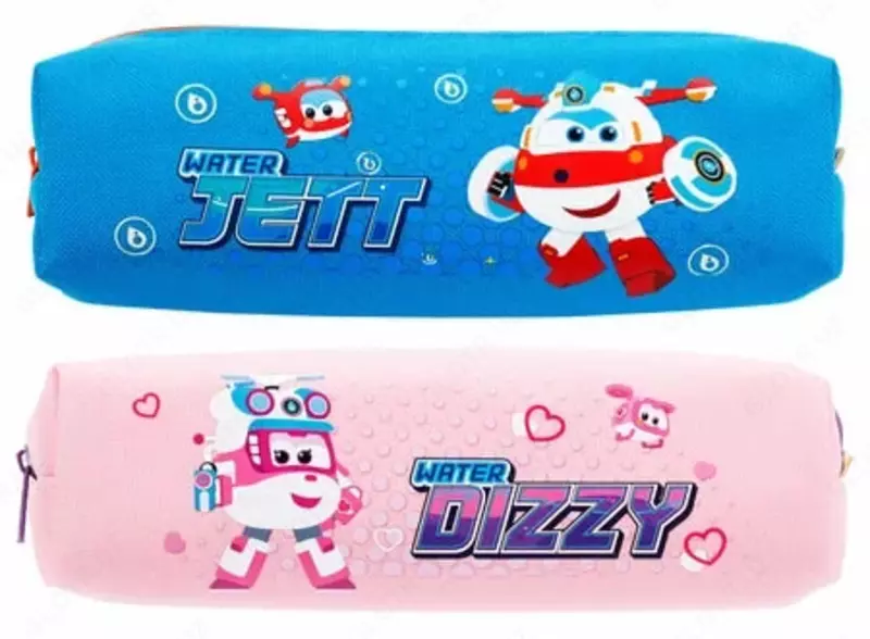 Универсальный пенал Deli SuperWings  1 отд  205 х 60 х 65 мм  текстиль (Арт. - 921-EH) Цв. ассорти