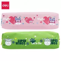 Универсальный пенал Deli SuperWings  1 отд  190 х 55 х 50 мм  текстиль (Арт. - 922-H) Цв. ассорти