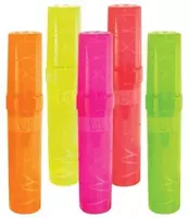 Пенал - тубус для канцтоваров Стамм Creative  1 отд  195 х 45 мм  пластик (Арт. - ПН35) Цв. ассорти