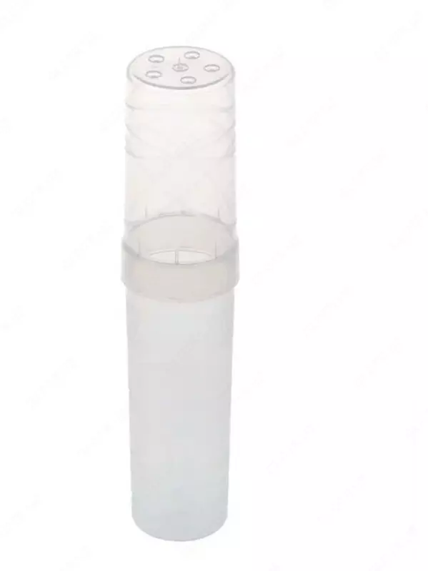 Пенал - тубус для канцтоваров Стамм Crystal  1 отд  195 х 45 мм  пластик (Арт. - ПН55) Прозрачный