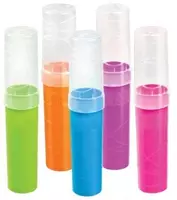 Пенал - тубус для канцтоваров Стамм Intensive  1 отд  195 х 45 мм  пластик (Арт. - ПН38) Цв. ассорти