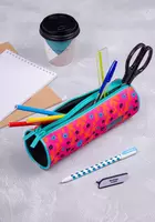   Пенал - тубус для канцтоваров Berlingo Pink pattern  2 отд  210 х 70 х 70 мм  полиэстер (Арт. - PM09031)