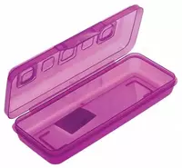   Пенал - футляр для канцтоваров Стамм Премиум. Primavera  1 отд  210 х 90 х 40 мм  пластик (Арт. - ПН16) Цв. ассорти