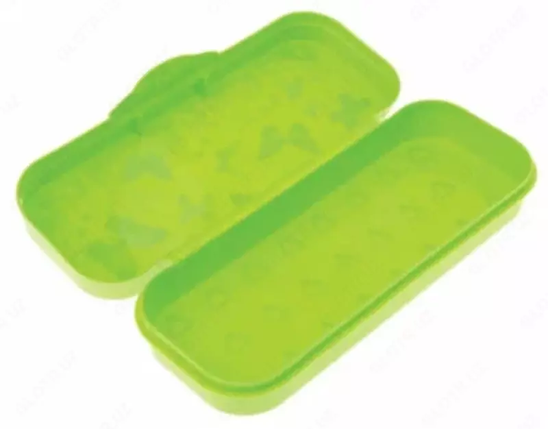  Пенал - футляр для канцтоваров Стамм Бабочки. Primavera  1 отд  215 х 90 х 43 мм  пластик (Арт. - ПН105) Цв. ассорти - 