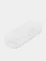  Пенал - футляр для канцтоваров Стамм Бабочки  1 отд  215 х 90 х 43 мм  пластик (Арт. - ПН100) Прозрачный - 