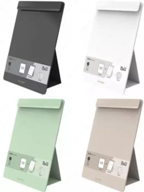 Papkali tekis (yuqori qisqich) Deli Nusign NS503  A4  600 mikron  stendda (Art. - 503-NS) Assortiment