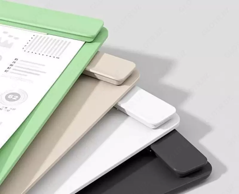  Papkali tekis (yuqori qisqich) Deli Nusign NS503  A4  600 mikron  stendda (Art. - 503-NS) Assortiment - 