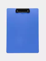 Папка-планшет (верхний зажим) Deli А4  600 мкм   220 х 310 х 1.5 мм (Арт. - 75432-EF) Синяя