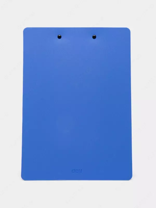  Папка-планшет (верхний зажим) Deli А4  600 мкм   220 х 310 х 1.5 мм (Арт. - 75432-EF) Синяя - 