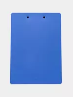  Папка-планшет (верхний зажим) Deli А4  600 мкм   220 х 310 х 1.5 мм (Арт. - 75432-EF) Синяя - 