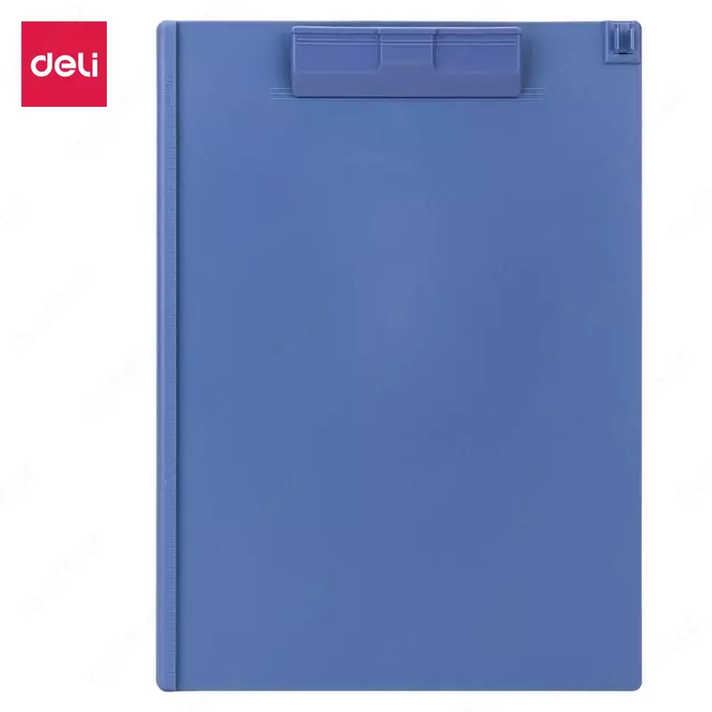   Папка-планшет (верхний зажим) Deli А4  600 мкм   220 х 310 х 2.5 мм (Арт. - 9253) Ассортимент