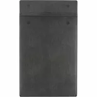  Papka-planshet (yuqori magnit klip) Deli A4  davo. teri  220 x 310 x 2 5 mm (Art. - 64506) Qora - 