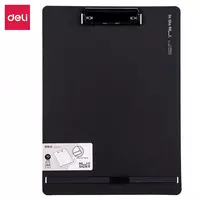 Papka plitasi (yuqori qisqich) Deli Nusign NS179  A4  600 mikron (Art. - 179-NS-bk) Qora