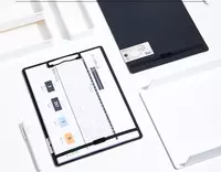  Papka plitasi (yuqori qisqich) Deli Nusign NS179  A4  600 mikron (Art. - 179-NS-bk) Qora - 