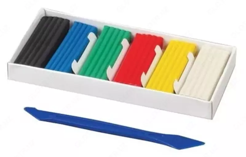   Художественный пластилин Гамма Классический  6 цв.  120 гр.  стек  карт. уп (Арт. - 281030)