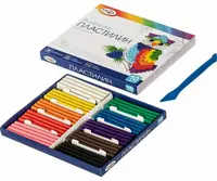   Art plastilin Gamma Classic  10 ta rang  200 gr.  stek  kartalar. paket (- 281032-modda)