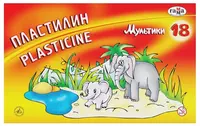Art plastilin Gamma Multfilmlar  18 rang  360 gr.  stek  karta. paket (- 280028-modda)