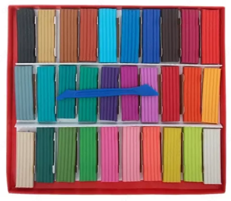  Художественный пластилин Гамма Мультики  30 цв.  600 гр.  стек  карт. уп (Арт. - 210119_04) - 