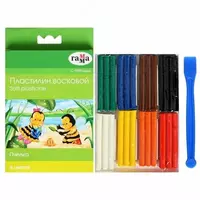   Художественный восковой пластилин Гамма Пчелка  8 цв.  98 гр.  стек  карт. уп (Арт. - 280038Н)