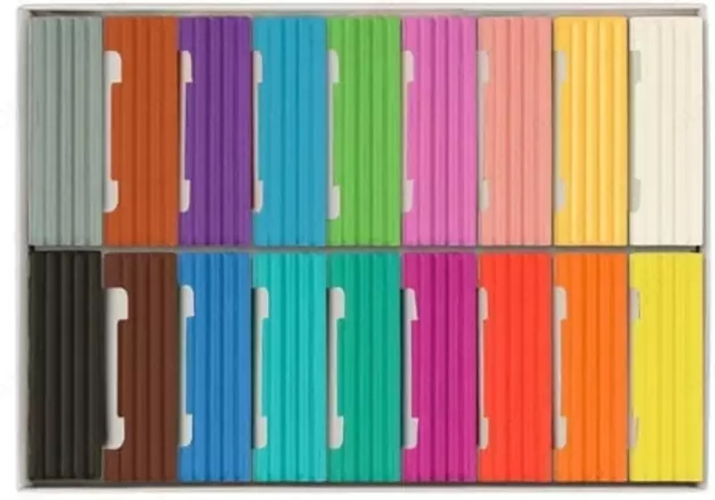  Художественный пластилин Мульти-Пульти Чебурашка  18 цв.  270 гр.  стек  карт. уп (Арт. - ДПЧБ_53012) - 