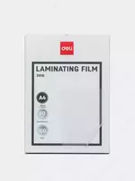 Пленка для ламинирования Deli 303 х 216 мм  80 мкм  А4  100 л. (Арт. - 3816)