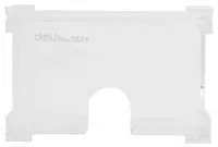  Подставка для карт и визиток Deli  пластик  103 х 68 х 34 мм (Арт. - 7621) Прозрачный - 