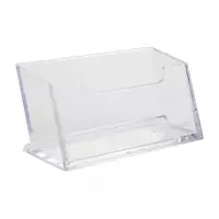 Подставка для карт и визиток Deli  пластик  103 х 82 х 38 мм (Арт. - 7623) Прозрачный