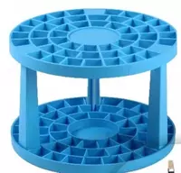  Подставка для кистей Стамм пластик (Арт. - ПК102) Голубая - 