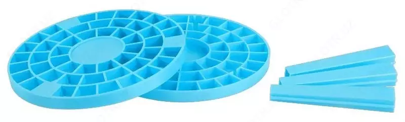   Подставка для кистей Стамм пластик (Арт. - ПК102) Голубая