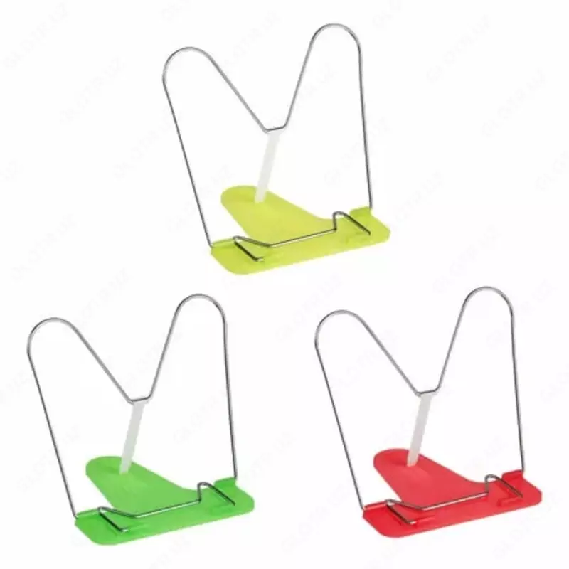 Регулируемая подставка для книг Стамм Creative  пластик/металл  215 х 193 мм  уп. ПЭ (Арт. - ПК36) Цв. ассорти