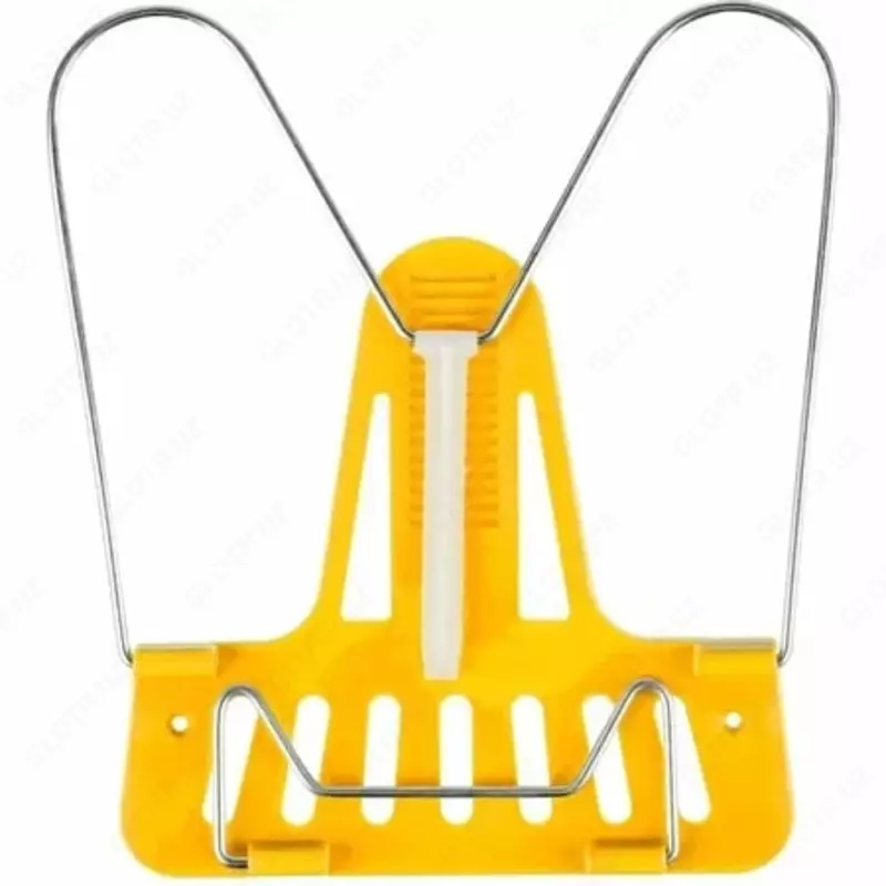  Регулируемая подставка для книг Стамм Премиум  пластик/металл  215 х 193 мм  уп. ПЭ (Арт. - ПК41) Желтая - 