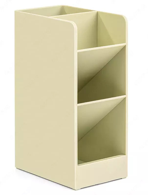 Stend - organizator Deli 4 qismli  plastmassa  152 x 60 x 91 mm  paket. PVX (Art. - 8940-vt) Oq