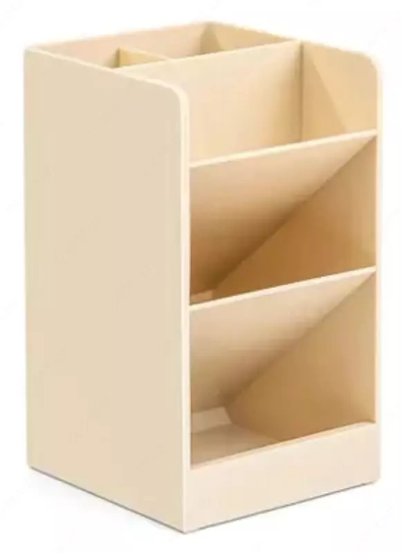  Подставка - органайзер Deli 5 секций  пластик  152 x 86 x 91 мм  уп. ПВХ (Арт. - 8941-wt) Белая - 